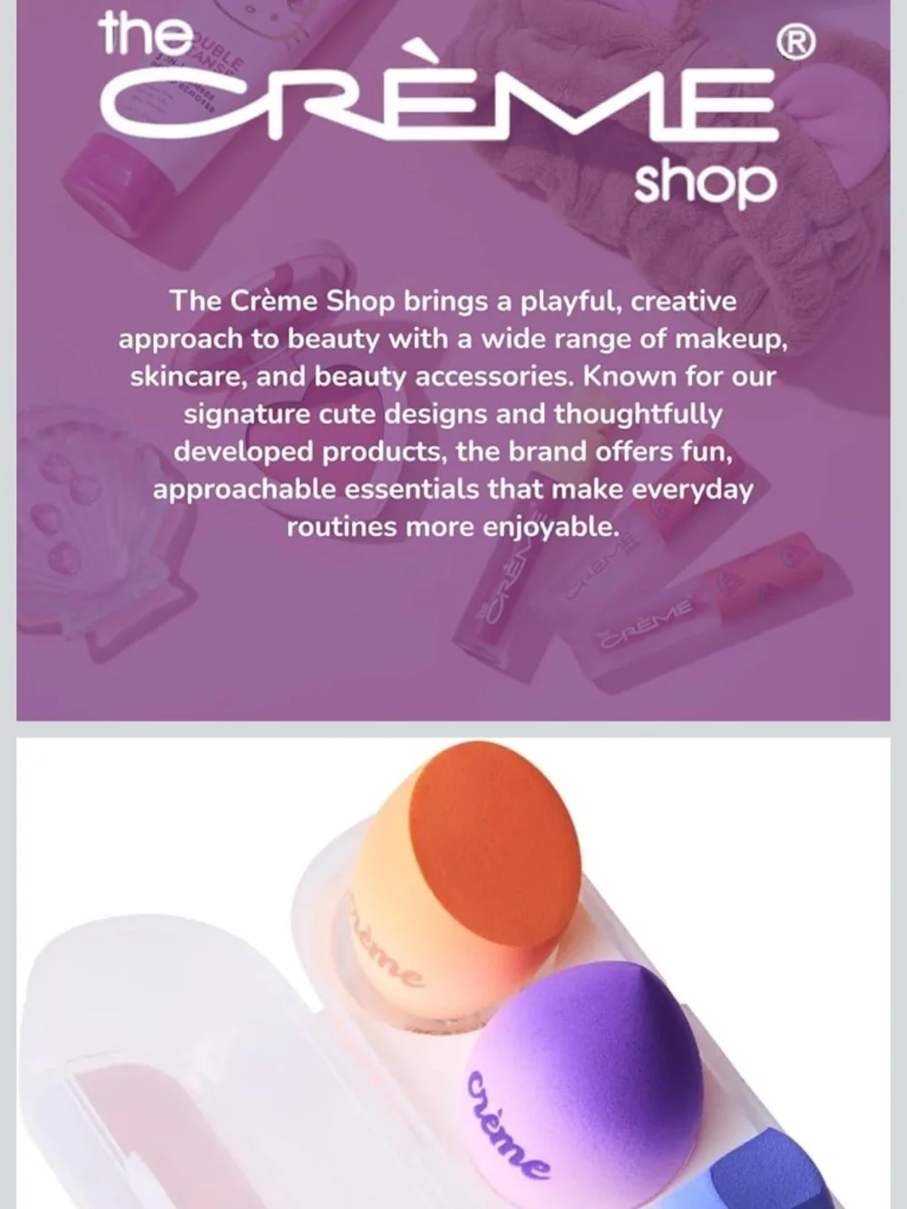 The Crème Shop Next Gen Makeup Blender Trio (NEW IN BOX)